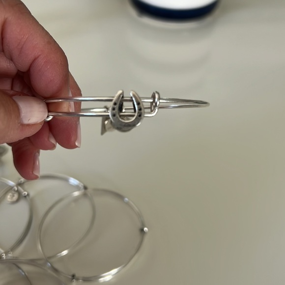 Alex and Ani Silver Bracelets (set of 16) - Picture 2 of 3